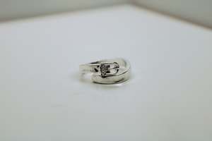 Sterling Silver: Belt Buckle Ring - Sterling Silver