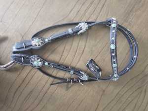 Headstall Breastplate: Leather bridle