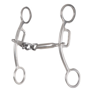 Carol Goostree Delight Shank Gag Barrel Bit with Thick Bar Chain