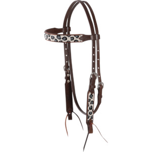 Cashel: Cashel Beaded Leopard Browband Headstall