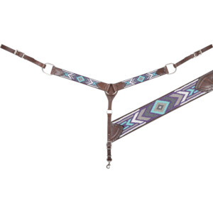 Cashel: Cashel 2-inch Beaded Wave Breastcollar