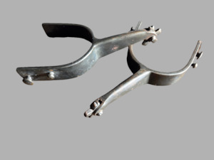 Full: Professional Bull riding spurs