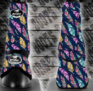 Black Friday: Bell Boots (no turn) - Feathers (New)