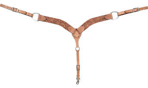 2.25-inch Breastcollar with Antique Leaf Tooling