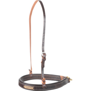 Headstall Breastplate: Laced Harness Noseband- Martin Saddlery