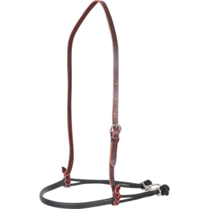 Headstall Breastplate: Double Rope Noseband, Shrink Tube- Martin Saddlery