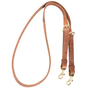 Adjustable Rolled Barrel/speed event Rein Buckle and Keeper Snap Ends