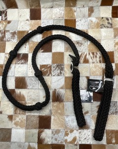 Headstall Breastplate: Nylon Reins - black