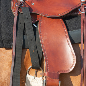 Girths: Brown Nylon Latigo/Billet