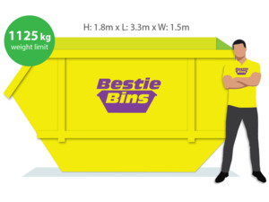 Products: 9m Green Waste Skip Bin Bestie Bins