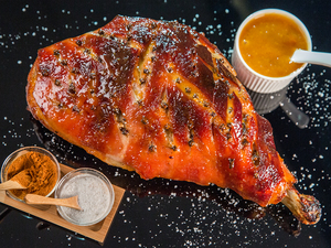 Products: Fresh NZ Pork Leg Roast, Bone in - Westmeat