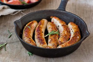 Products: Fresh Apple Cider Pure Pork Sausages - Westmeat