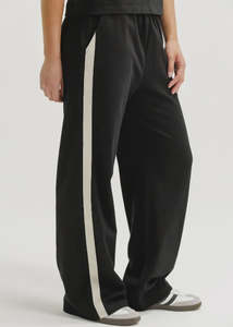 Home Lee: Home Lee - Palazzo Pants (Black and Sand)