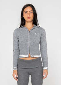 Rusty: Rusty - Devil Girl Knitted Zip Through Hood