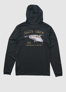 Salty Crew: Salty Crew -Surface Hood Sunshirt (Navy)