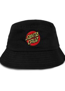 Santa Cruz - Classic Dot Patch Bucket Hat (Black)