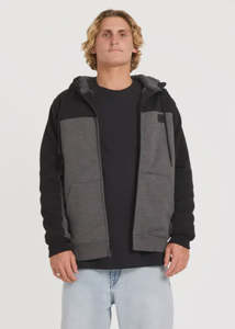 Volcom - Men's Division Lined Zip Up Hoodie