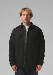 Mens Jackets: RPM - Quilted Jacket (Dark Olive)