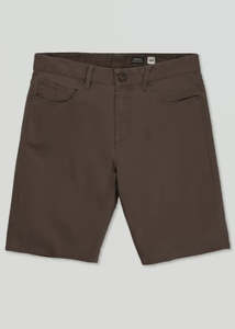 Mens Walk Shorts: Volcom -  Modown Canvas 5 Pocket Short (Wren)