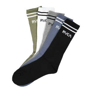 Accessories Socks: RVCA - Union Sock 5 Pack