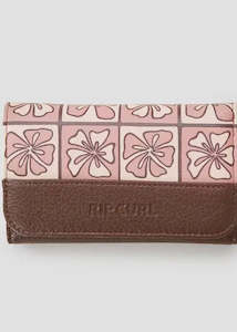 Accessories: Rip Curl - Mixed Floral Mid Wallet (Bright Peach)