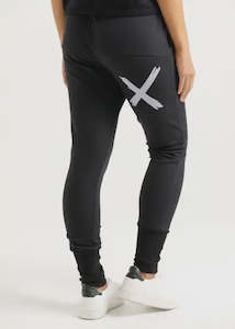 Home Lee - Alpine Apartment Pants (Black with Lilac X)