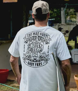 Mens Tees Short Sleeve: The Mad Hueys - Ahoy Fkrs Storm Short Sleeve Tee