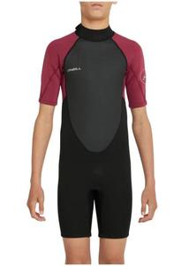 O'Neill - Boys Reactor 2 Back Zip Short Sleeve Spring 2mm