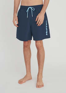 Mens Boardshorts: Huffer - Staple Trunk/Carved
