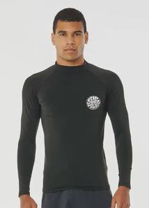 Mens Rash Shirts: Rip Curl - Icons UPF Brushed Long Sleeve Tee