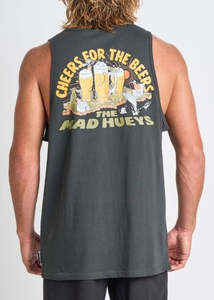 Mens Singlets: The Mad Hueys - Nz Beers Tank