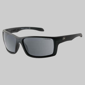 Mens Sunglasses: Dirty Dog - Knuckle (Satin Black - Grey Polarised)