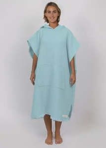 Accessories Miscellaneous: Ocean & Earth - Waffle Poncho - Ladies
