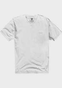 Vissla: Vissla - Vintage Vissla Organic Blend Short Sleeve Tee (White)