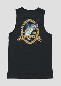 Salty Crew: Salty Crew - Bill Club Regular Tank (Black)