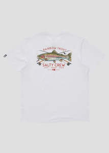 Salty Crew: Salty Crew - Trout Mount Premium Short Sleeve Tee (White)