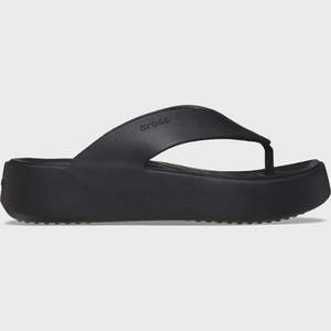 Womens 1: Crocs - Getaway Platform Flip (Black)