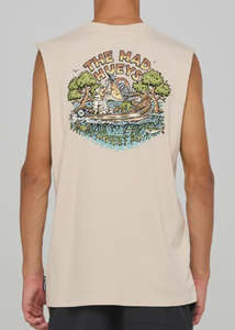 Mens Singlets: The Mad Hueys - Sweet As Nz Muscle