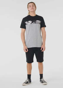 Rip Curl - Undertow Panel Tee (Black/Camo)