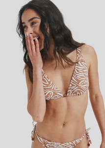 Womens 1: Roxy - Wild Thang Tiki Tri Bikini Top