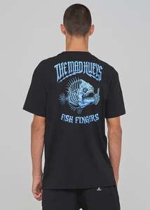 Mens: The Mad Hueys - Fish Fingers Short Sleeve Tee