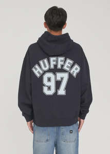 Mens Hooded Sweat: Huffer - Block Hood 350/Playoff