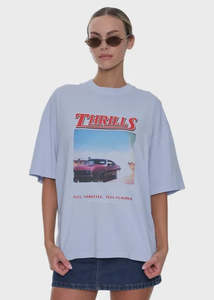 Womens 1: Thrills - Full Throttle Oversized Tee