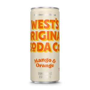 Premium Soft Drink Cans: Mango & Orange 250 ml