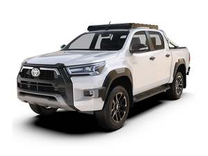 Roof Platforms: Toyota Hilux (2015-Current) Slimsport Roof Platform Kit - Lightbar Ready - By Front Runner