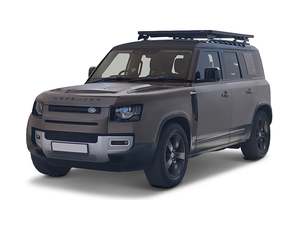 Roof Platforms: Land Rover Defender 110 L663 (2020-Current w/ Factory Roof Tracks) Slimline II Roof Platform Kit - By Front Runner
