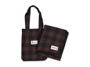 Swanndri Feldon Shelter: Wool Camp Blanket - Plum Check - By Feldon Shelter & Swanndri