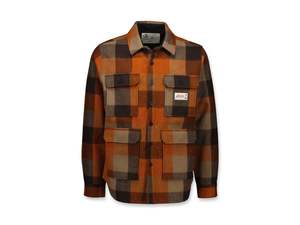 Swanndri Feldon Shelter: Wool Camp Shacket - Autumn Check - By Feldon Shelter & Swanndri