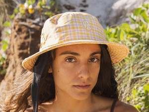 All: Honey Gingham Surf Hat - By Sunward Bound