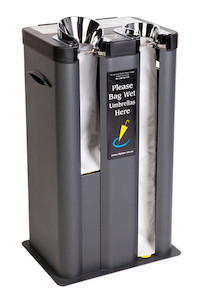 Products: Charcoal Wet Umbrella Wrapper wet-umbrella-baggers